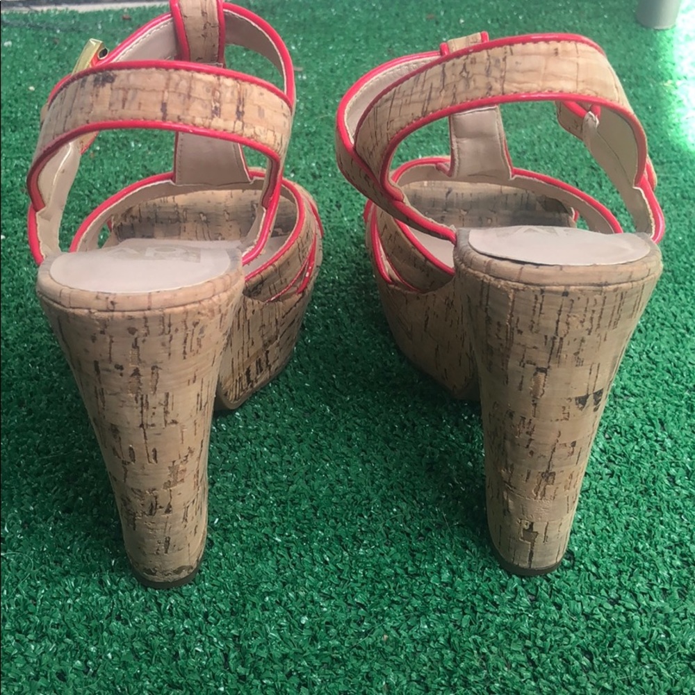 Dolce Vita Cork Heels - Picture 3 of 7